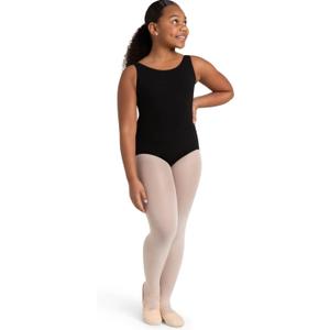 Capezio girls High-neck Tank Leotard - Girls (X-Large, Black)