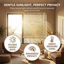 Bamboo Blinds for Interior Windows, Custom Bamboo Shades for Indoor Windows, Light Filtering, Easy to Install, Bambo Roll Up Blinds for Outdoor Patio, Decks, Porch, Backyards, 23"W x 48"H