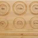 10x8'' Wooden Bead Board for Jewelry Making Panel with 6 Size Grooves, Easy to Use DIY Bead Board Makes Your DIY Job Easier