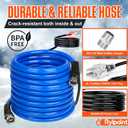 25FT Heated Water Hose for RV,Heated Drinking Water Hose,Lead and BPA Free,1/2"Inner Diameter,Temperatures Down to -47F,Rv Accessories for Campers, Livestock, Agriculture