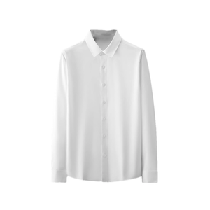 Niiyyjj Mens Business Casual Strench Shirts Long Sleeve Button Down Dress Shirt Plus Size Solid Shirts, 42