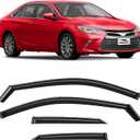 Voron Glass in-Channel Extra Durable Rain Guards for Toyota Camry 2015-2017, Window Deflectors, Vent Window Visors, 4 Pieces - 200723