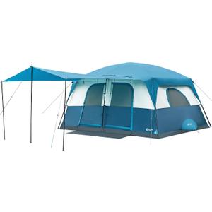 PORTAL 8  Person Family Camping Tent with Porch, Big Family Camping Tent with Tall Height, Good Ventilation, Water Resitant Large Tent for Outdoor Camping, Backyard