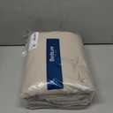 Bedsure 100% Washed Cotton Duvet Cover Queen Size - Natural Minimalist Cotton Duvet Cover Linen Like for All Seasons - GentleSoft Plain Simple Bedding (Natural, Queen, 90"x90")