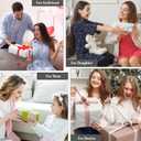 Initial Makeup Bag Large Capacity Travel Cosmetic Bag for Women PU Leather Open Flat Toiletry Bag with Handle and Divider Personalized Gifts for Women (Black A)