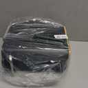 SIDIANBAN Bathroom Trash Can with Bamboo Lid Soft Close and Foot Pedal, Small Rectangular Slim Garbage Can with Inner Wastebasket for Bedroom, Office, Kitchen, 1.3Gal/5L, Black