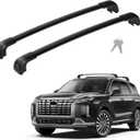 300LBS Lockable Roof Rack Cross Bars Compatible with 2019-2025 Hyundai Palisade SE SEL XRT Limited Calligraphy, Aluminum Crossbars Cargo Racks Rooftop Luggage Kayak Camping Gear Carrier