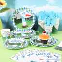 Golf Party Decorations, 175pcs Golf Birthday Decorations Include Hole In One Plates Napkins Cups Cutlery, Sports Themed Golf Birthday Baby Shower, Serve 25