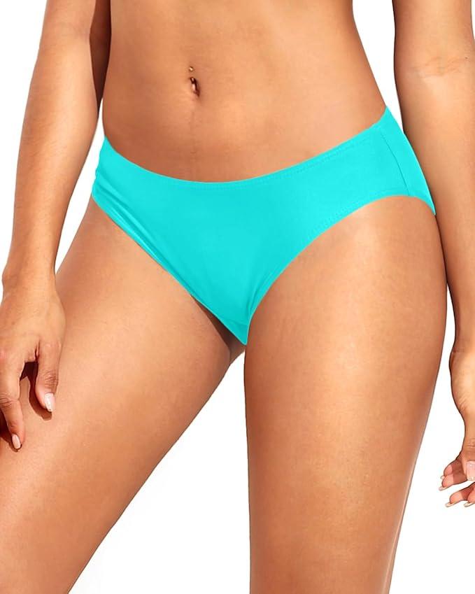 Tempt Me Women Bikini Bottom Full Coverage Bathing Suit Bottoms Swimsuit Bottom, M