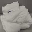 Bedsure Comforter Duvet Insert - Quilted Comforters Full Size, All Season Duvet, GentleSoft Down Alternative Bedding, with 8 Tabs, Gifts for Women/Men, White, Full 86 x 82 Inches