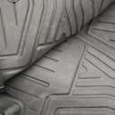 LASFIT Floor Mats and Cargo Liner for Honda CR-V 2023 2024 2025 2026 (Include Hybrid Models), All Weather TPE Car Trunk Mat (Upper Position), 1st & 2nd Row & Trunk Liner Full Set Black