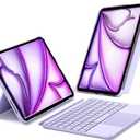 Case with Keyboard,for iPad 10th(10.9")/11th Gen(2025 A16),Air 11" M3/M2,Air 6/5/4th,Pro 11 4/3/2/1,Ultralight Detachable Keyboard with Touchpad, AceTouch Purple