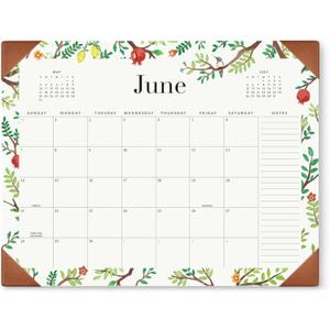 Jotsome Large Desk Calendar 2026-2027 with Protective Pad, Desktop Calendar Pad From Now to June 2027 21x16.5 inch, for Home Office and School, Easy Planning