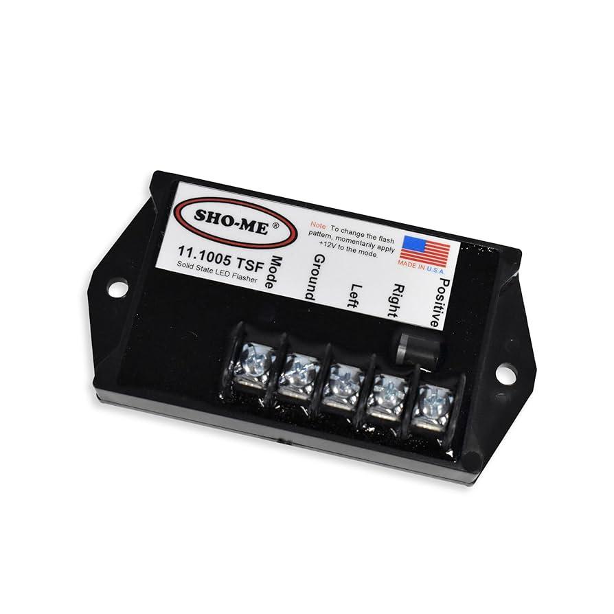 Able2/Sho-Me 11.1005TSF Strobe-Style LED Flasher with Terminals