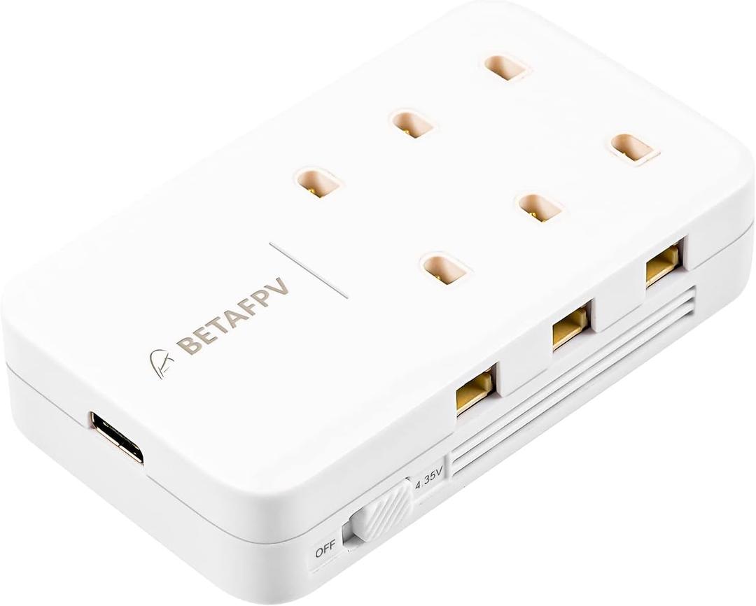 BETAFPV 1S LiPo Battery 6 Port Type-C Charger 4.35V 1A Charger for 1S RC Drone/Quadcopter with BT2.0/PH2.0 Connector