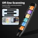 Translation Pen, Support 142 Languages, Online/Offline Modes, 2024 Smart Scanner Translator Pen, Reading Pen for Dyslexia, Voice Translate, Translation Text to Speech Device