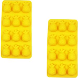 2 Pack Chocolate Molds,12-Cavities Silicone Pineapple Mold for Chocolate, Candy, Cake Decoration, Jelly