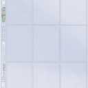 Ultra Pro 9 Pocket Pages Platinum Series - 100 Pages of Card Sleeves for Trading Card Binder and More