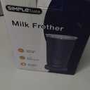 SIMPLETASTE Milk Frother, 4-in-1 Electric Milk Frother and Steamer, Automatic Warm and Cold Foam Maker and Milk Warmer for Latte, Cappuccinos, Macchiato, Dark Blue