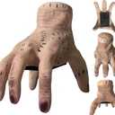 IBQ Horror Electronic Oversized Walking Hand with Spooky Music for Addams Costume Goth Family Cosplay Halloween Props Outfit Gifts BQ057