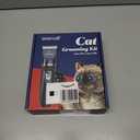 oneisall Quiet Cat Clippers for Matted & Long Hair, 2-Speed Cordless Pet Shaver Grooming Kit for Cats, Small Dogs & Animals (Blue)