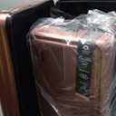 Hard Shell Luggage Sets with Spinner Wheels 4 Piece, Expandable Large Suitcases with TSA Lock, Travel Large Suitcase Set, Pink Luggage Set