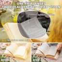 JM Classic Bifocal Reading Sunglasses for Women Vintage Reader Glasses Outdoor UV Protection Black +4.0