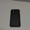 BXYJY for iPhone 15, iPhone 14, iPhone 13 Wallet Case with Card Holder(4-5 Cards), Slide Camera Cover, Military Drop & RFID Protection, Heavy Duty Women Men Phone Case for iPhone 15/14/13, Black