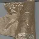 ShinyBeauty PHOTOBOOTH Backdrop Best Choice 4FTx7FT Champagne Sequin Fabric, Copper Sequin Curtains, Wedding Photography Backdrop (Buy it Now)