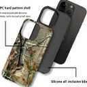 Case for iPhone 16 Pro Max, Hybrid 2-Layer Case, Shockproof Military-Grade Protection Durable Anti-Scratch Phone Case for Woman Man Boy Girl, Real Jungle Camo