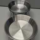 Elevated Cat Bowls, 5.9 Inch Wide Stainless Steel Cat Food Bowls with Metal Stand Whisker Stress-Free, Raised Food and Water Dish for Cats, Kitten