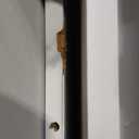 Cambridge Sofia 53-in. Freestanding Fireplace Mantel in White with White Marble Inlay and Log Display, Electric Heater Insert with Color Changing Flames for Living Room, Bedroom