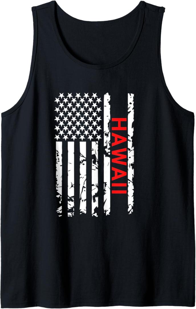 Hawaii Men And Women Tank Top XL