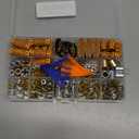 110PCS Retro Metal Dreadlock Accessories Hair Tube Beads Wooden-Like Beads Handmade DIY Tassel Hair Decoration Hair Jewelry for Locs Braids Men Women Hip-Hop Style