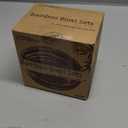 Soup Bowls Set of 2 for Dessert/Cereal/Pasta/Fruit | Natural Bamboo Serving Bowls for Nuts/Candy/Snacks/Pistachio | Charcuterie Accessories for Dipping/Condiments/Sauce | 8.45 oz Capacity (D4.33 x H1.85)