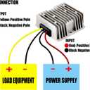 30A 360W 12v Golf Cart 48V 36V to 12V Converter Voltage Regulator Golf Cart Voltage Converter Waterproof