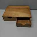 Wooden K Cup Organizer Coffee Pod Storage Box, Coffee Pods and Tea Organizer Holder, K Pod Drawer Coffee Maker Machine Stand, Organizador De Cafe, Kcup Drawer Organizer Under Brewer, 30 Pod Capacity