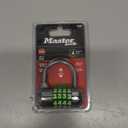 Master Lock 1534D Locker Lock Set Your Own Word Combination Padlock, 1 Pack, Assorted Colors