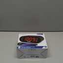 Timex Alarm Clock for Bedroom with FM Radio and 10 Station Presets, Clock Radio with Dual Alarms, USB Charger, Large Display, Sleep Timer, and Snooze  Black (T232B)