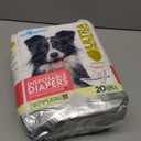 Paw Inspired 20ct Disposable Dog Diapers | Female Dog Diapers Ultra Protection | Diapers for Dogs in Heat, Excitable Urination, or Incontinence (Large)