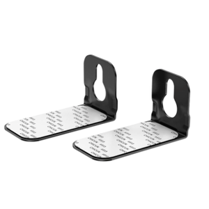 notiela Soundbar Mount Shelf for Samsung, Sony, LG, Vizio, Bose, Onn and More Soundbar Wall Mount Bracket - Sound Bar Mounts Under TV Mounting Bracket (One Pack, Black)