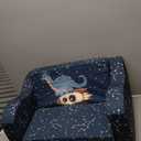 MeMoreCool Toddler Couch Sofa – 2in1 Foldable Kids Chair & Lounger for Ages 1–3 Soft Star Pattern | PullOut Sleep Sofa | Ideal for Playroom or Travel