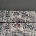 4x10 Washable Hallway Runner Rug: Oriental Living Room Entry Extra Wide Area Rug Ultra Soft Non Slip Runners for Kitchen Dining Room Stain Resistant Low Pile Floor Mat for Bathroom Bedroom(Brick,4x10)