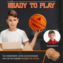 TRUEHOOPER Silent Basketball Size 7 Indoor Basketball (PRO Version) - Grooved Foam Basketball for Quit Dribbling and Indoor Training Higher Bounce Noiseless Basketball - Non-Deforming Packaging