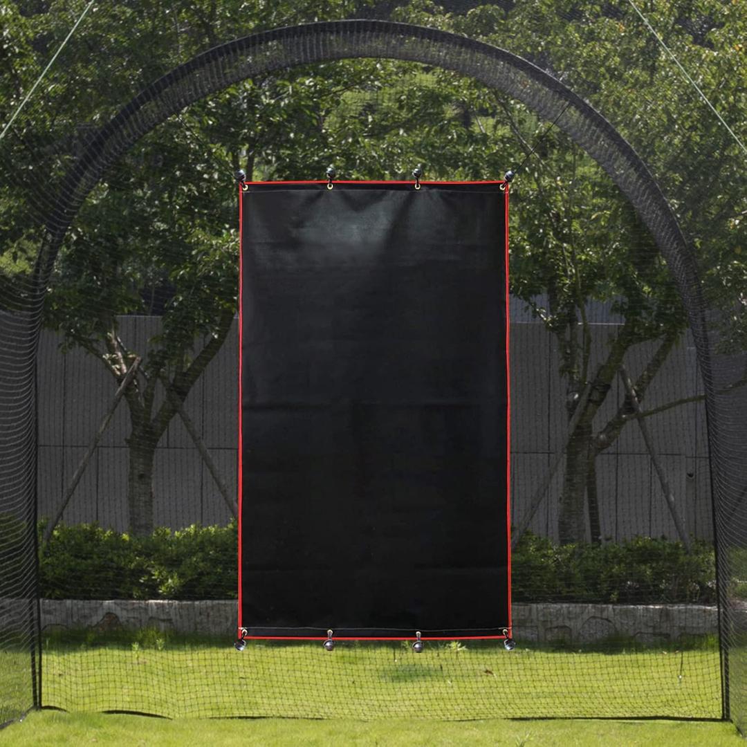 Baseball Batting Cage with Pitching Target and Softball Backstop - 4x6/6x8FT