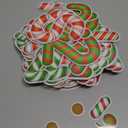 Faccito 176 Pcs Candy Cane Letters Christmas Bulletin Board Letters 4.3 Inch Cardboard Alphabet Number Symbol Cutouts for Home Classroom Christmas Holiday Birthday Party(Candy,Colorful)