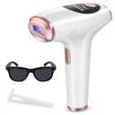 Hair Removal Device, IPL Hair Removal, Laser Hair Removal for Women and Men 999,999 Flashes for Facial Facial Legs Arms Bikini Line Whole Body Use at-Home(Model: TFDA06S-A)