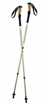 North Pak Trekking Pole Set Green 4pcs