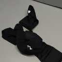 RDX Gel Boxing Hand Wraps Inner Gloves Men Women, Quick 100cm Long Wrist Straps, Elasticated Padded Fist Under Mitts Protection, Muay Thai MMA Kickboxing Martial Arts (Large, Full Black)