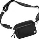 WESTBRONCO Small Crossbody Bags for Women Nylon with Adjustable Strap, Zipper Crossbody Purse, 1L Shoulder Bag for Travel